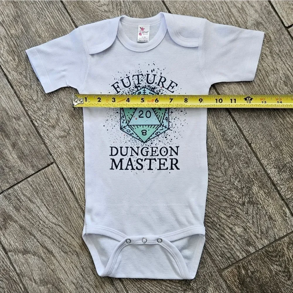 White Future Dungeon Master Kids Bodysuit